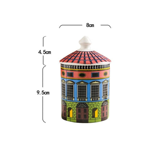 Architectural Storage Jar and Tray